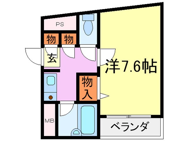 タートルビルⅡの物件間取画像